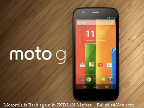 Motorola Moto G Launched 2014